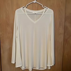 White Magnolia color dress shirt